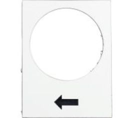 Шильдик (пластинка маркировочная) для устройств управления