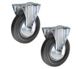 Колеса неповоротные (резина)