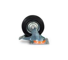 Колеса поворотные c боковым тормозом (резина)