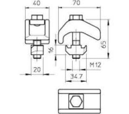 Зажим винтовой Гофмана