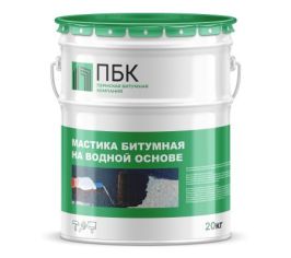 Мастики битумные на водной основе