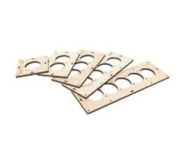 Установочная коробка с шаблон для сверления