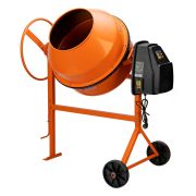 Бетоносмеситель БСЕ-200П, 200 л, 1000 Вт, полиамидный венец Сибртех