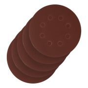 Круг абразивный на ворсовой подложке под «липучку», перфорированный, P 280, 125 мм, 5 шт Сибртех