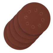 Круг абразивный на ворсовой подложке под «липучку», перфорированный, P 600, 125 мм, 5 шт Сибртех