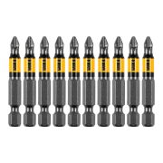 Бита PH2х50, сталь S2, цилиндр., 10 шт. Е 6,3 Denzel