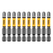 Бита IMPACT, PZ3x50 мм, лазерная обработка шлица, сталь S2, 10 шт., Е 6,3 Denzel