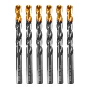Сверло по металлу, 12 мм, HSS-Tin, Golden Tip, 6 шт. Denzel