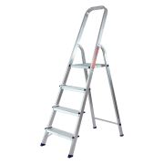 Стремянка усиленная, 4 ступени, алюминиевая, MTX