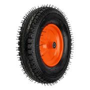 Колесо пневматическое усиленное, шина 8PR, 4.00-8 D400 мм, внутренний диаметр подшипника 12 мм, длина оси 90 мм Palisad