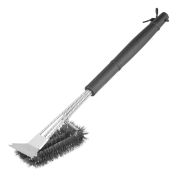 Щетка для чистки гриля 46,5 см, 2 в 1 (щетка, скребок) Camping Palisad