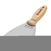 Шпательная лопатка из нержавеющей стали, 100 мм, буковая рукоятка, EFP Matrix