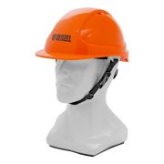 Каска защитная ударопрочная, ABS/PC, плавная регулировка, модель «Форвард» (К-05)оранж. Denzel