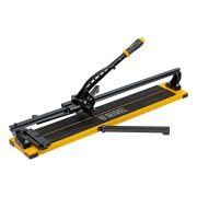 Плиткорез рельсовый 800х16мм, каретка на подш., стальная станина, усил. рукоятка-пенал Denzel