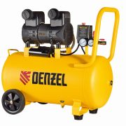 Компрессор безмасл. малошумный DLP-1500/50, 1,5 кВт,50 л, 2850 об/мин, 250 л/мин Denzel