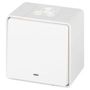 Выключатель Эксперт 11-1502-01 с подсветкой IP55 10АХ-250В ОУ бел. Эра Б0063305