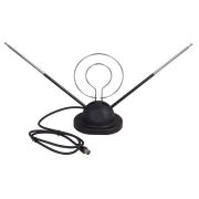 Антенна ТВ комнатная RX-105 телескопич. на подставке с кольцом VHF; UHF 47-860 MHz REXANT 34-0105