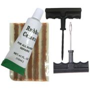 Набор для ремонта бескамерных шин RK-110 (шило, клей, рашпиль, жгут 5шт)