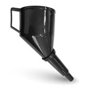 Воронка пластиковая D=120мм, L=260мм разборная с угловым носиком и сеткой AVS OF-120 (36)