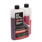 Масло для 2-хтактных двигателей минеральное с дозатором, BRAIT PREMIUM (1л)