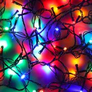 Гирлянда эл. вьюн СНОУ БУМ, 9м. 100 LED, мультицвет, 8 реж, ПВХ черный, 220В