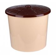 Бак универсальный 75л, с крышкой, бежевый