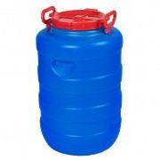 Бочка пластм «Дачная» 50л круглая (цветная) Радиан