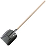 Лопата совковая с ребрами жесткости 220*280*350мм ЛСП, рельсовая сталь, с черенком (1 сорт)