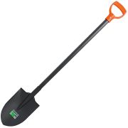 Лопата штыковая Амбидекстр Центавра, рессорная сталь, с металлическим черенком