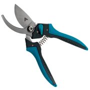 Секатор плоскостной Амбидекстр AD1386,двухкомпонентная рукоятка, 2 режима открытия, диам.реза 14мм