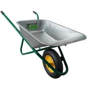 Тачка строительная 1 колесо, Амбидекстр, грузопод. 180кг, объем 100 л