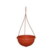 Горшок-кашпо «Джулия» 8л подвесное коричневое АЛЬТЕРНАТИВА, (15), м1609