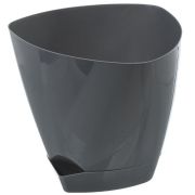 Горшок для цветов Элеганс 0,5л серый (Радиан)