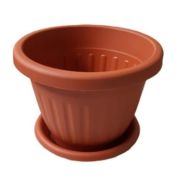 Кашпо «Сильвер» ЭКО, D28, 7,2л терракотовый (Радиан)