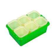 Рассадник«Дом и Дача» на 6 стаканчиков 247х166х90 цвета в асс. (Радиан)