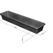 Ящик для рассады САДОВИТА №2, 600*145*90мм