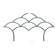 Заборчик садовый «Волна 2» 0,85х0,45м (5 секций, в сборе 4,25м)