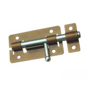 Задвижка дверная ЗД-01 пол.медь (145мм)