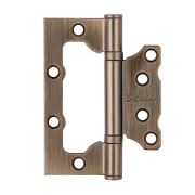 Петля универсальная неврезная S-Locked B 100*75*2.5 2ВВ AВ бронза (с шайбой)