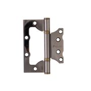 Петля универсальная неврезная S-Locked LL 100*75*2,5 -2ВВ-АB бронза (с подшипником)