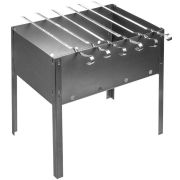 Мангал +5 шампуров, 350х250х350, ст 0.5 мм, Эконом