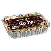 Щепа «Домашний Сундук» для копчения КОЛБАСОК со специями в лотке (дуб,ольха,сванская соль), 1,27л