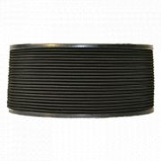 Шнур резиновый в оплетке 6мм*250м, 200м 24пр. черный