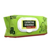 Салфетки влажные «Домашний Сундук» ДЕТСКИЕ в упаковке 72шт (клапан)