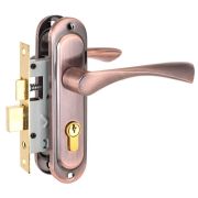 Замок врезной с ручкой АС 103/50 (медь)