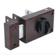 Замок накладной Омега ЗН-1 медь (1 ригель)