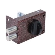 Замок накладной Омега ЗН-1.2Р медь (2 ригеля)