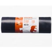 Пакеты для мусора ПНД «Уфа ПАК» ОСОБОПРОЧНЫЕ 120 л. 10 шт. черные (18)