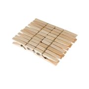 Прищепка бельевая Деревянная усиленная 20шт/упак «Домашний Сундук»