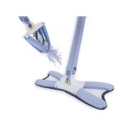 Швабра плоская бабочка с отжимом 110см насадка микрофибра 36*16см